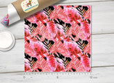 Tropical Leaves Patterned Adhesive Vinyl 468